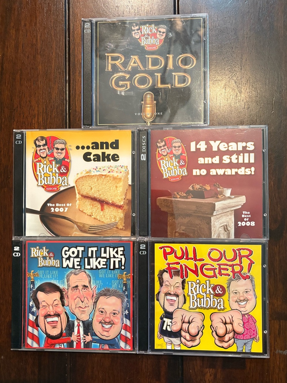Rick & Bubba CD 2 Disc Bundle of 5 (10 CDs total)